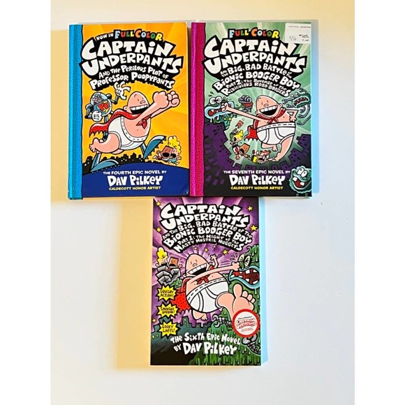 Set of three Captain Underpants Books by Dav Pilkey - Picture 3 of 11